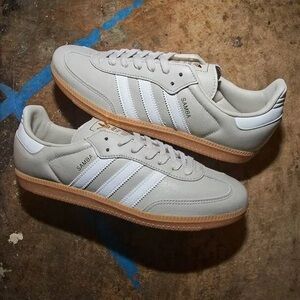 Adidas Samba OG Wonder Alumina White Gum Sneakers